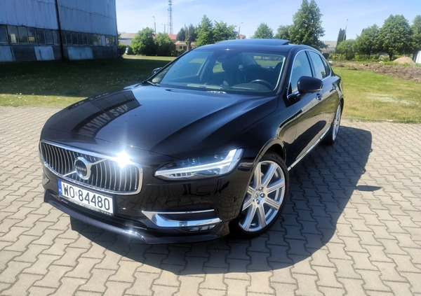 Volvo S90 cena 124900 przebieg: 119000, rok produkcji 2017 z Ostrołęka małe 562